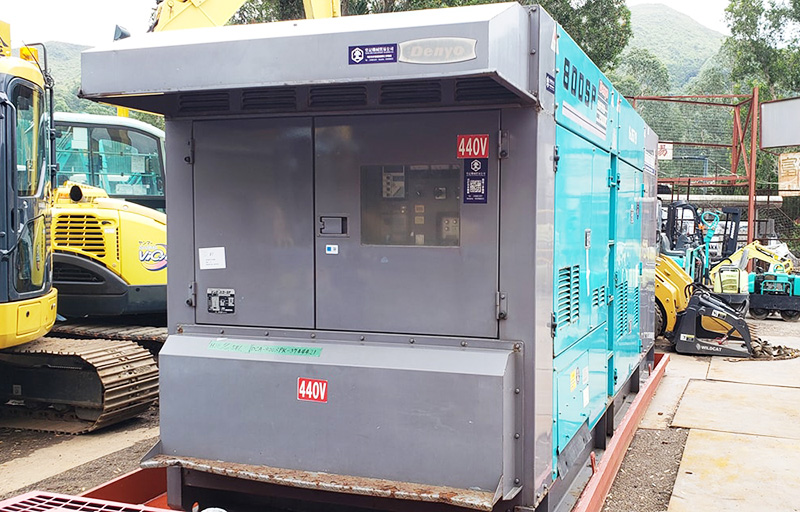 全新及二手柴油發電機系列 Diesel Oils Generator (10 KVA至1000KVA) 油渣發電機 地盤供電站 戶外發電機 柴油引擎發電機  品牌 DENYO電友, AIRMAN, SHINDAIWA新大和D2