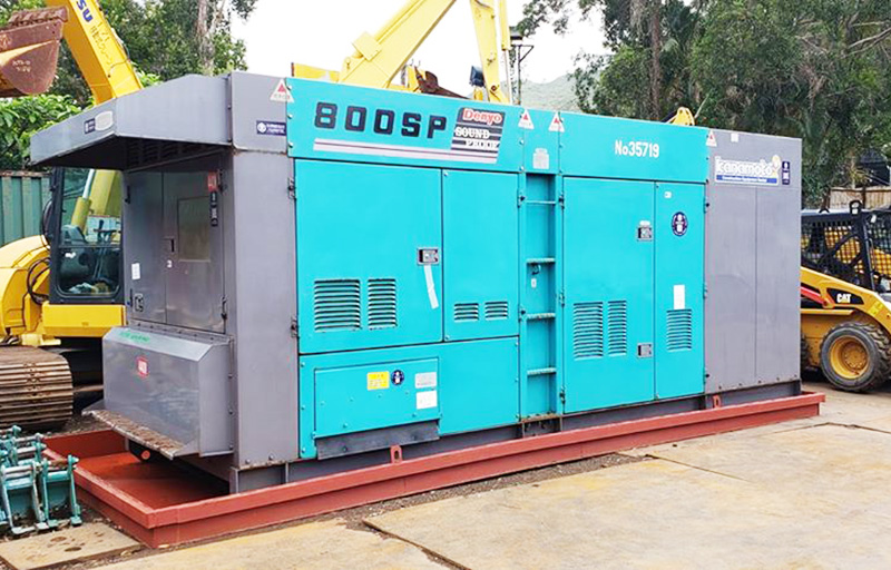 全新及二手柴油發電機系列 Diesel Oils Generator (10 KVA至1000KVA) 油渣發電機 地盤供電站 戶外發電機 柴油引擎發電機  品牌 DENYO電友, AIRMAN, SHINDAIWA新大和D1