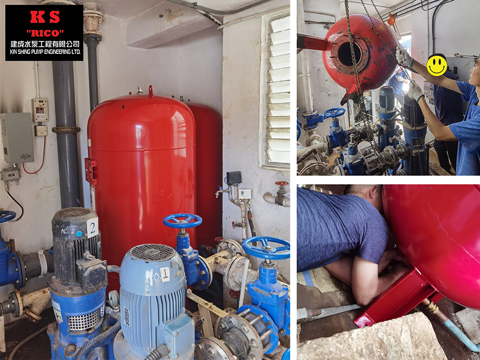 水泵工程 - 提供 供應 更換 安裝 加壓系統 組件 加壓泵 壓力缸 系統 服務 系統設備 大翻新及大修 工程 工程 驗查 狀況 服務29-9-2023-11