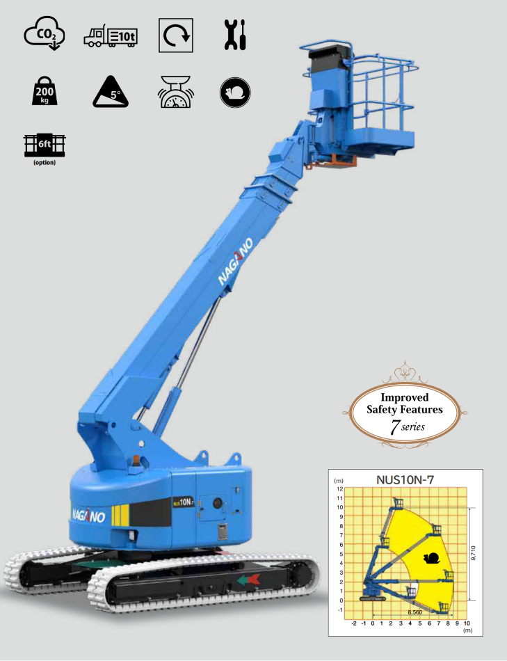 租賃及買賣全新NAGANO長野高空作業車-NUS10N-7