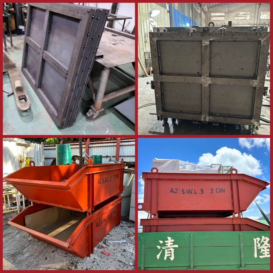 訂造垃圾勾斗-重鐵斗-環保斗-渠務處污水處理廠專用斗-渠務處斗-Rubbish-Skip-勾車斗-大件建築垃圾勾斗-地盤泥頭斗2