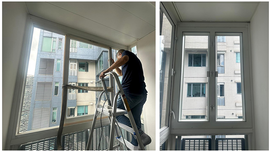 趟窗改掩窗工程案例丨鋁窗工程-鋁窗公司-鋁窗安裝-更換鋁窗-鋁窗工程報價-Window-Replacement-Service8