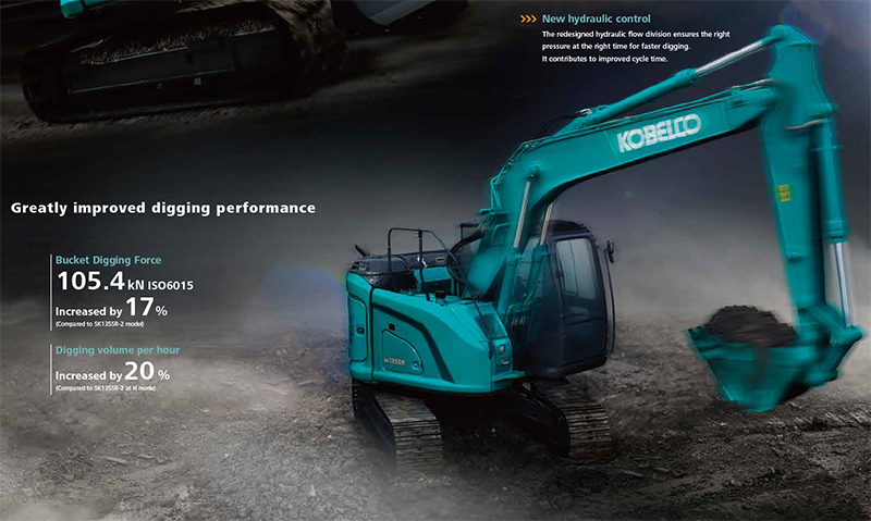 KOBELCO-SK135SR-7大型挖泥機4