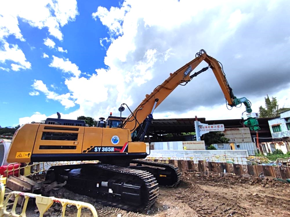 租賃SANY地盤打板機36噸-租馬路維修打閘板機-Sheet-Piling-Machine-Sheet-Pile-Driving-Machine-三一-租泳池工程機械-建築機械建機出租-Construction-Machinery重型機械出租