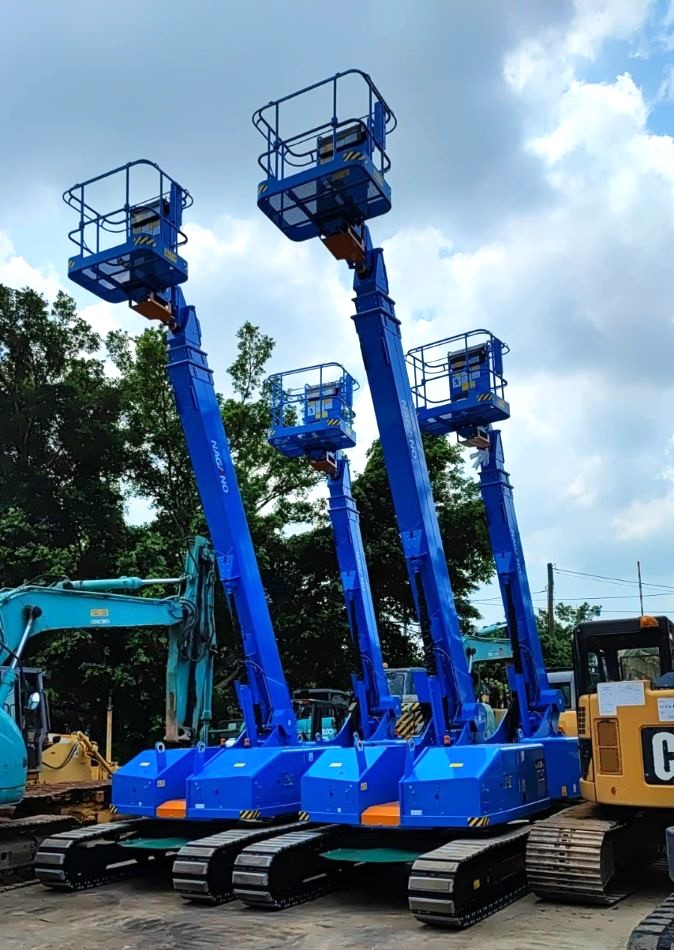 租賃全新NAGANO長野高空作業車-日租履帶式直臂升降車-月租直臂升降台-升降台租賃-Aerial-Platforms-租街燈車